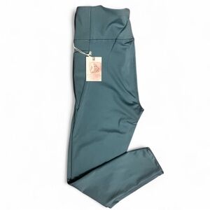 ✨NWT Jessica Simpson Active Teal High-Waisted Leggings with pockets